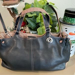 The Sak - black leather shoulder bag